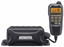 Marine (w/GPS) Black Box VHF radio incl.  INT/Basel channels, GPS, ATIS, DSC, IPX7 with DC cable / M