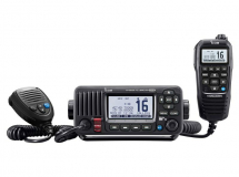 Marine (w/GPS) VHF radio incl.  INT/Basel channels, ATIS, DSC, IPX7 with DC cable / Mobile bracket /