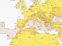 Kaart 43XG Mediterranean & Black Sea MSD - 010-C1351-30