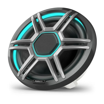 Fusion Apollo™ luidsprekers, 8,8" nautische luidsprekers met LED-verlichting en grilles in Sports Gr