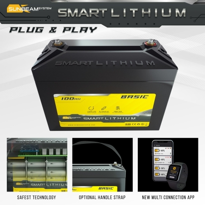 Sunbeam Smart Lithium Basic 12V/100Ah