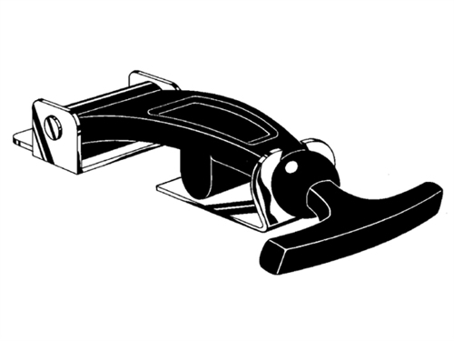 Roca Kapvastzetter rubber rvs 420152, per stuk
