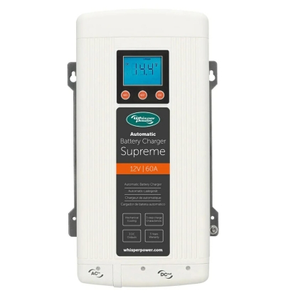 WP-BC Battery Charger 12V/ 60A-3 met WBM Basic Battery Monitor