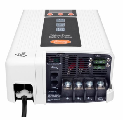 WP-BC Battery Charger 12V/ 60A-3 met WBM Basic Battery Monitor