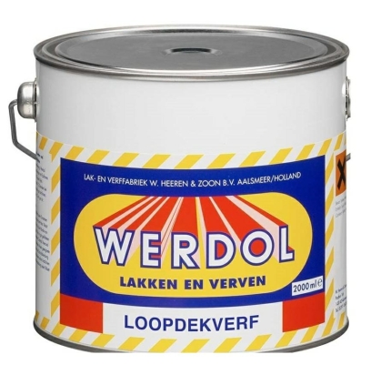 Loopdekverf Roodbruin 2 L