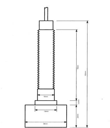 Nasa dieptetransducer 150khz