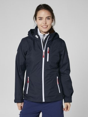 N.L.A. W CREW HOODED MIDLAYER JACKET 597 NAVY