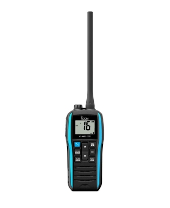 M25_E Metallic black/blue handheld with Atis IPX7