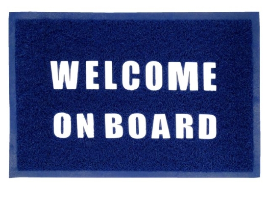 Mat "Welcome on board"