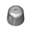 Zinc Vetus hexagonal propeller nut Ø 50 H.41