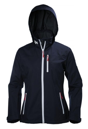 N.L.A. W CREW HOODED MIDLAYER JACKET 597 NAVY