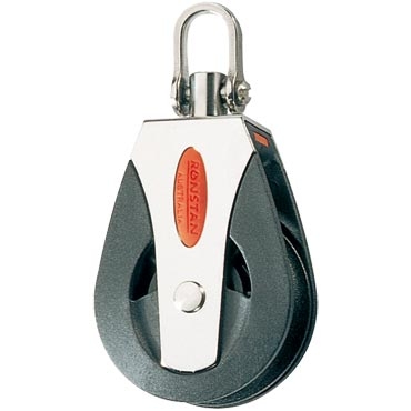 RF50100HL Ronstan Utility BB 50mm, 1-schijfsblok, swivel, high load