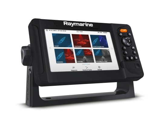 Element 7 HV- 7" kaartplotter met CHIRP Sonar, HyperVision, Wi-Fi & GPS, met HV-100+ transducer, zon