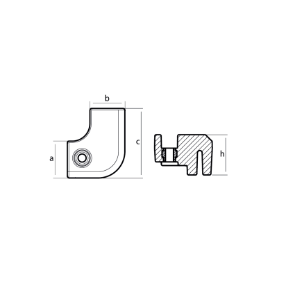 Zinc Volvo Penta Block for XDP-B drive