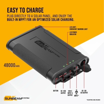 Smart Power Station Gen2 MPPT 150Wh (48000mAh)