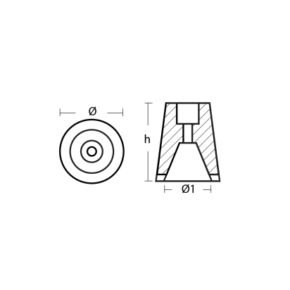 AL Solè Prop anodes Ø 47