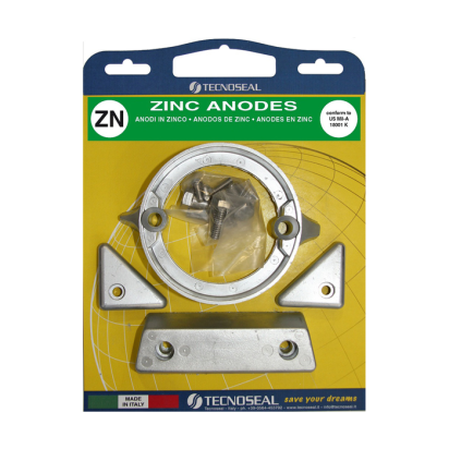 Zinc Volvo kit 290 C Duo Prop in zinc with hardware