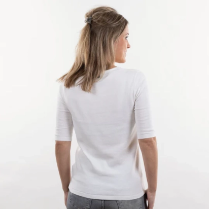 Linde | Gebreid T-Shirt Small