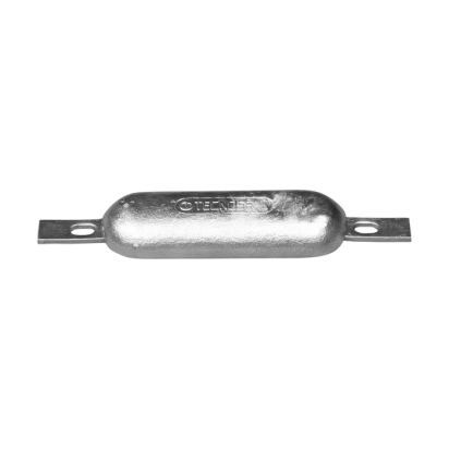 AL weld on anode 1kg with slotted holes H.C.230