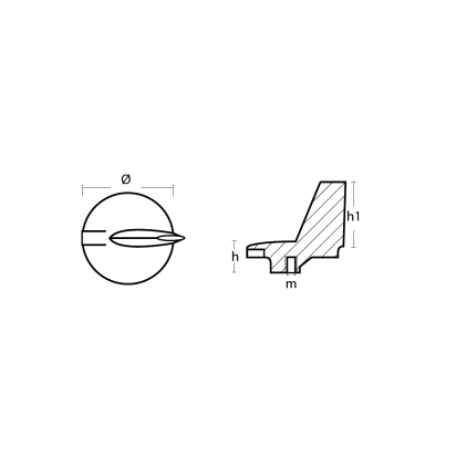 MG Directional Skeg for Yamaha engine