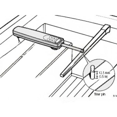 Tillerpin voor helmstokautomaat (verpakt per 5 stuks)