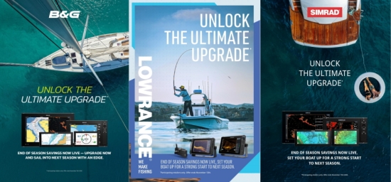 Najaarsactie op Lowrance, Simrad en B&G