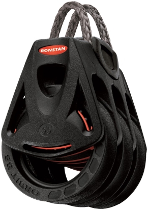 RF55301 Ronstan Orbit 55mm, 3-schijfsblok, loop