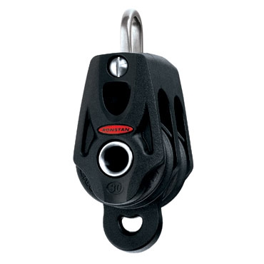 RF35212 Ronstan Orbit 30mm 2-schijfsblok, hondsvot