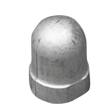 Zinc Renault type propeller nuts for shaft Ø 22-25