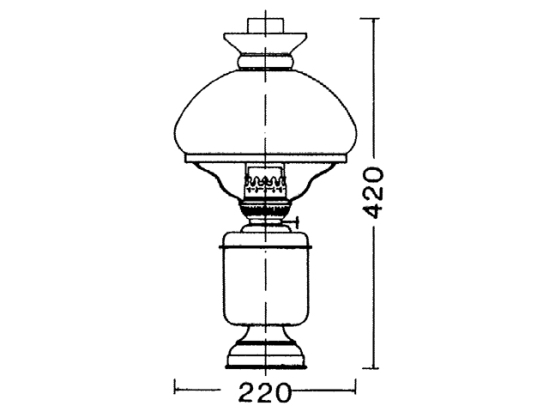 TAFELLAMP 8816/E