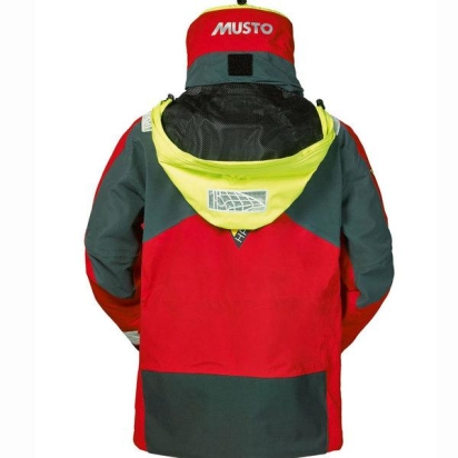 SH1650 Musto Hpx Ocean Jacket Red/Dk Gr XS