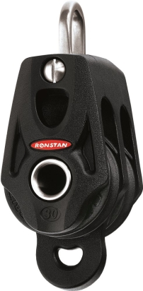 RF35212 Ronstan Orbit 30mm 2-schijfsblok, hondsvot
