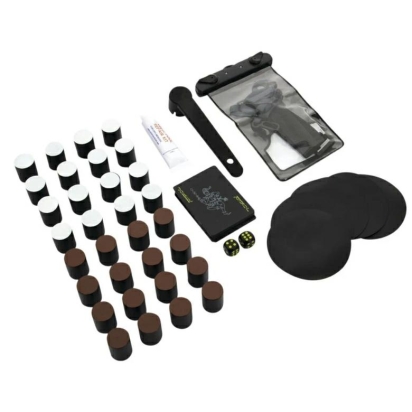 Yellow V Platform kit, Lijm, Pads 5x, Sleutel, Pawns, Kaarten.