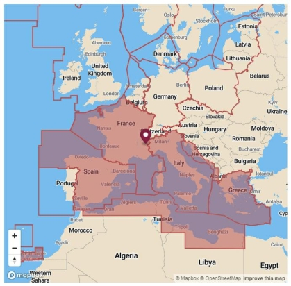 LightHouse Chart (preloaded met Mediterranean charts) op 32 Gb micro SD card