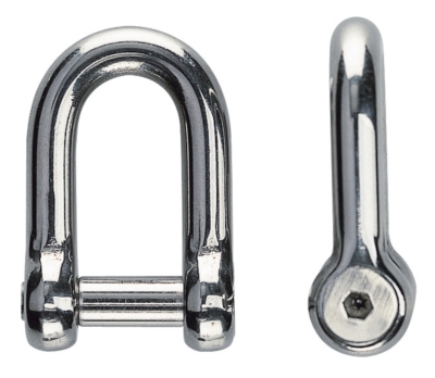 D-sluiting RVS 10 mm inbus