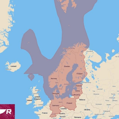 LightHouse Chart (preloaded met Northern Europe charts) op 32 Gb micro SD card