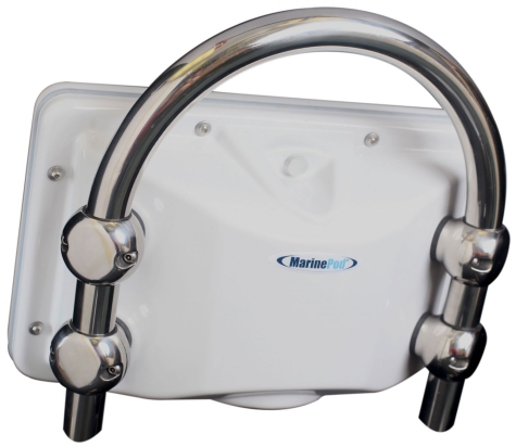 W12-HS-pod, beugelbevestiging (RVS)