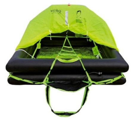 Reddingsvlot offshore ISO9650-1 4p tas TSLG