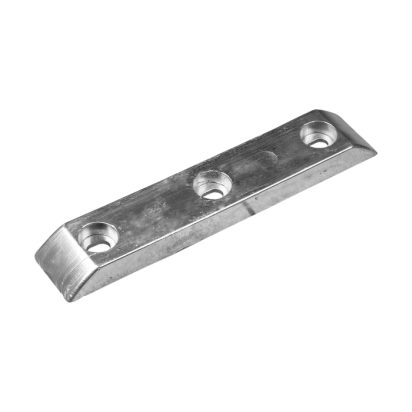 Zinc Kamewa bar with 3 holes 400X77X30 with insert