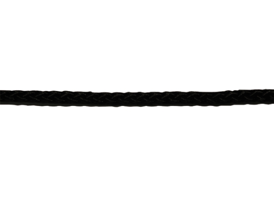 VLAGGENLIJN 8MM/10M ZWART