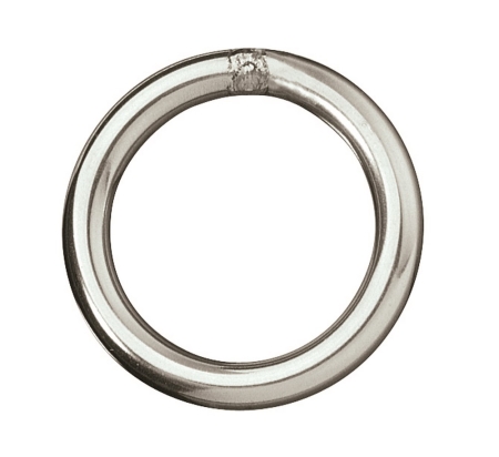 CS317-4 rvs ring 4 mm, 25 mm id