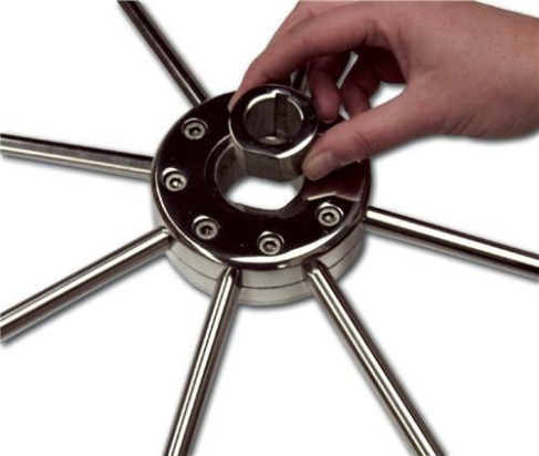 Adapter rvs 17x19x25 / spie 5x3
