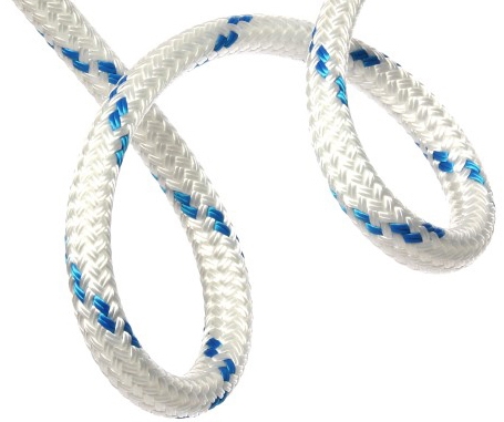 braid on braid 8 mm wit/geel