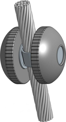 Shroudcleat stagkikker 8 mm p/st
