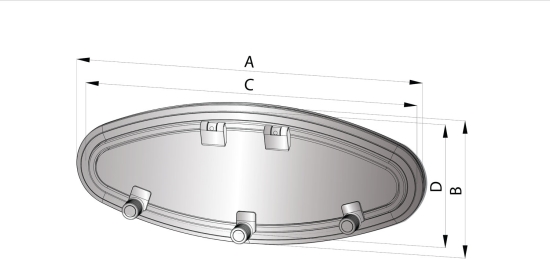 Patrijspoort type PX45 CE-A3 417x168