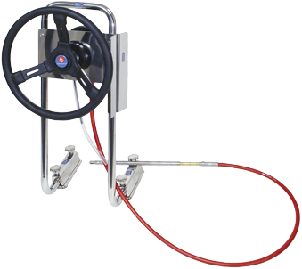 P55-stuursysteem voor rubberboot met 11'-kabel *