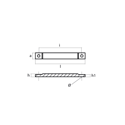 Zinc Mercury bar for Verado 6