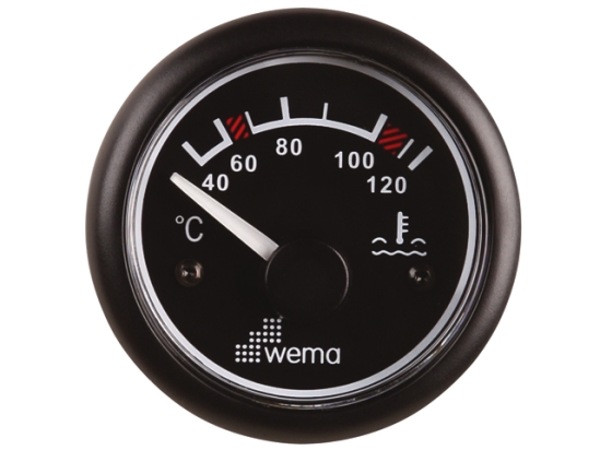 WEMA WATERTEMPERATUUR ZWART