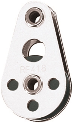 RF418 Ronstan Utility AP 25mm, 1-schijfsblok, staaldraad