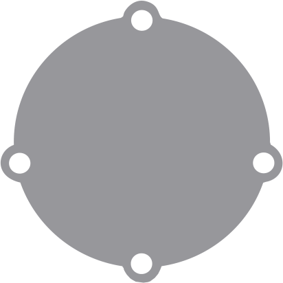 Johnson Pomp Bronzen Deksel voor Pomp F5 / F6